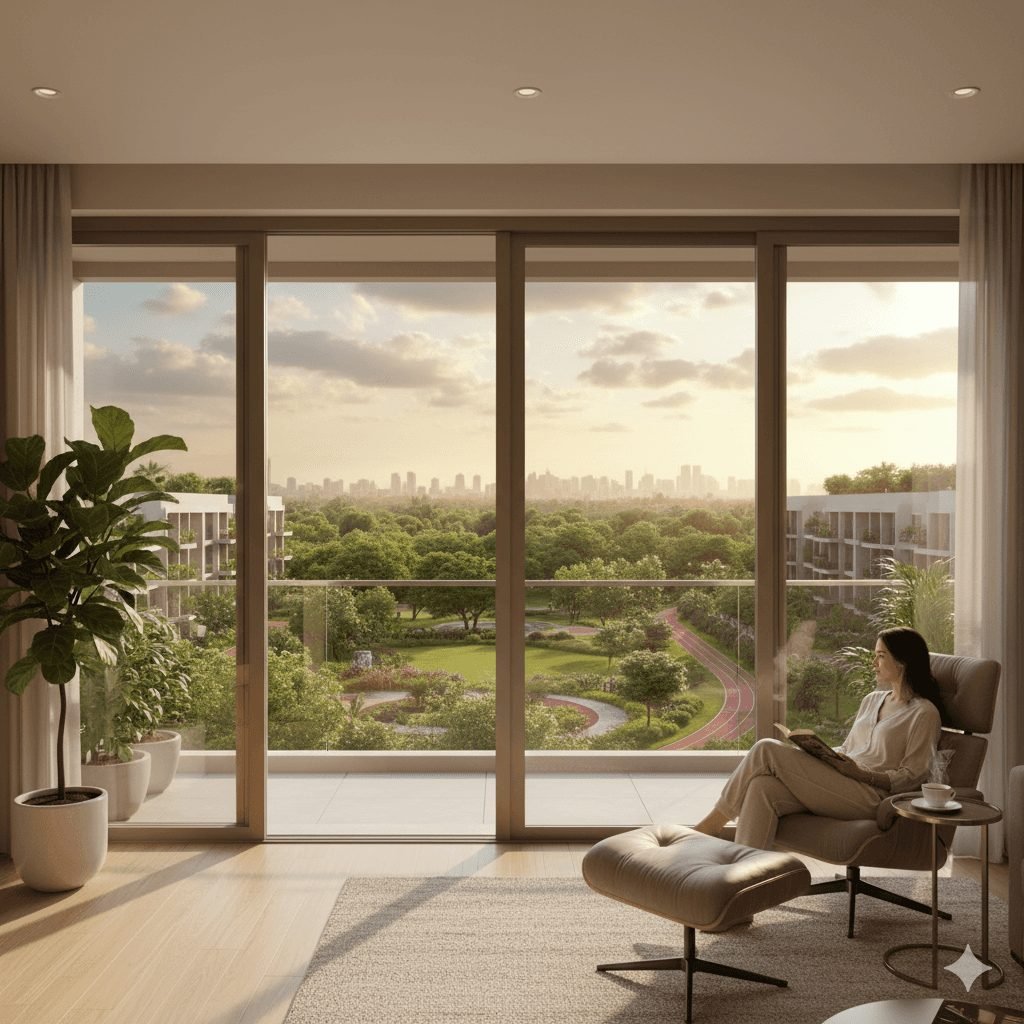 Private terrace lounge — artist's impression